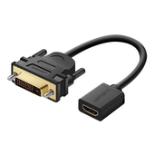 Adaptador DVI macho a HDMI hembra Ugreen, Full HD, DVI-D (24+1) Bidireccional