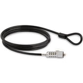 Cable de Seguridad Para Laptop StarTech, Largo 1.8m, Combinación de 4 Dígitos, Recubierto de Vinilo