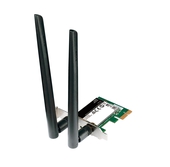 Tarjeta de Red Wireless D-Link DWA-582 AC1200, Doble Banda, 2.4 / 5 GHz, 802.11 b/g/n/ac, PCI-E x1.