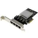 Tarjeta de Red PCI Express Gigabit de 4 Puertos RJ45 StarTech, Chipset Intel i350