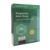 Antivirus Kaspersky Para 3 PCs 1 año