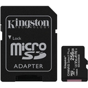 Memoria MicroSDXC Kingston Canvas Select Plus, 256GB UHS-I Clase 10, con Adaptador