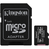 Memoria MicroSDXC Kingston Canvas Select Plus, 256GB UHS-I Clase 10, con Adaptador