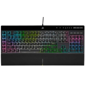 Teclado Gamer Corsair K55, Multimedia, Alámbrico, USB 2.0, Luminosidad Led. Español