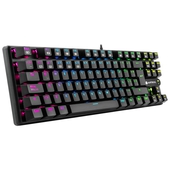 Teclado Gamer Mecánico Antryx Chrome Storm MK830, Red Switch