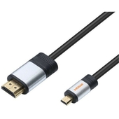 Cable HDMI A Micro HDMI Netcom, Largo 5 Mts, UHD 4K 60Hz V2.0