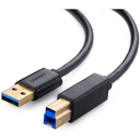 Cable USB 3.0 Ugreen, USB A a USB B, Para Impresoras y Escáners, 2mts