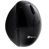Mouse Ergonómico Klip Xtreme Orbix, Inalámbrico, 2.4 GHz, 1600 dpi, 6 botones. Negro