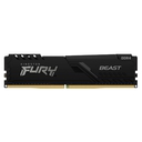 Memoria Ram Kingston Fury Beast, 8GB DDR4 2666 MHz, PC4-21300, CL16, 1.2V.