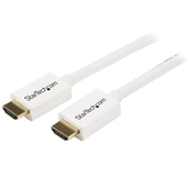 Cable HDMI De Alta Velocidad StarTech, Largo 5m, HDMI Macho a Macho, CL3 Instalación en Pared, Blanco