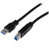 Cable USB B a USB 3.0 StarTech, Super Speed, USB Tipo B Macho a USB Tipo A Macho, 1m