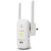 Amplificador de señal Kronos 1200 AC universal, Doble banda 1200Mbps, Modelo enchufable.