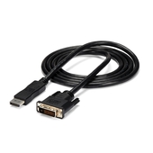 Cable DisplayPort 1.2 a DVI-D StarTech, Largo 1.8m, 1920x1200, Monoenlace