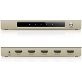 Splitter HDMI 1x4 Ugreen, Resolución 4K x 2K y 3D, 1 entrada y 4 salidas, Aluminio