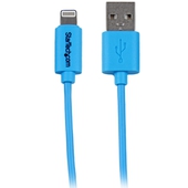 Cable Lightning a USB 2.0 StarTech, Largo 1m, Para iPhone iPad iPod, Azul