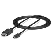 Cable USB C a DisplayPort 1.2 StarTech, Largo 1.8m, HBR 4K 60Hz, Thunderbolt 3