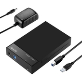 Case Para Disco de 3.5" y 2.5" A USB 3.0 Netcom. SATA 5Gbps, UASP