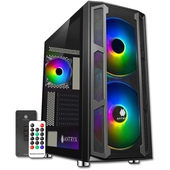 Case Antryx FX Chrome Storm DESTROYER ARGB, x3 Fan ARGB, C/Remoto