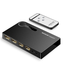 Conmutador de Puertos HDMI 3x1 Ugreen, 4K UHD, Plug & Play, C/Control Remoto