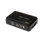 Conmutador KVM de 2 puertos StarTech, USB, Audio y Video VGA