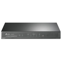 Router Empresarial TP-LINK TL-R470T+, 10/100 Base-TX, 5 puertos RJ45 Multi WAN, PPPoE, Banda Ancha, Balanceo de carga.