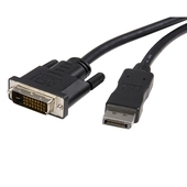 Cable DisplayPort a DVI-D StarTech, Largo 3m, 1920x1200, Conector DP con Pestillo