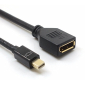 Cable Mini DisplayPort Macho a DisplayPort Hembra Netcom, Largo 1.8mts, 4K 60Hz