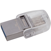 Memoria USB Kingston Data Traveler microDuo 3C, 64GB, Dual USB Tipo-A/USB Tipo-C 3.1