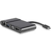 Adaptador Multipuertos USB C a HDMI, VGA, Ethernet y USB 3.0 StarTech, Thunderbolt 3