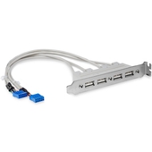 Placa De 4 Puertos USB 2.0 StarTech Para PC, USB Tipo A