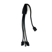 Cable ARGB Splitter TE-7051N, 1x3 conectores, 4 pines 12V