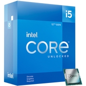 Procesador Intel Core i5-12600KF 3.70 / 4.90GHz, 20MB Caché L3, LGA1700, 125W, 10 nm.