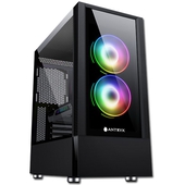 Case Antryx RX Chrome Storm RX-460 Black, x2 Fan ARGB, USB 3.0