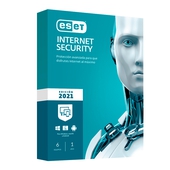 Antivirus Eset Internet Security, Edición 2021, 6 PC