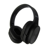 Auriculares Inalámbricos Teros TE-8080, Bluetooth, controles integrados, 3.5 mm, Negro.