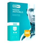 Antivirus Eset Nod32 BTS, Edición 2021, 2x1