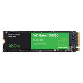 Disco Duro Sólido Western Digital Green SN350 SSD, 480GB, NVMe, M.2 2280, PCIe Gen3
