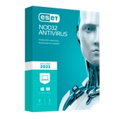 Antivirus Eset Nod32, Edición 2021, 3 Pcs