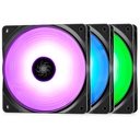 Pack De 3 Ventiladores DeepCool RF120 ARGB, 4 Pines, PWM