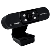 Cámara Web ArgomTech CAM50, Full HD, 25fps, USB 2.0, CMOS Sensor, Enfoque manual, Micrófono integrado