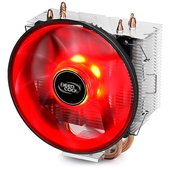 Cooler Para Procesador DeepCool GAMMAXX 300R, RGB Rojo, Intel y AMD