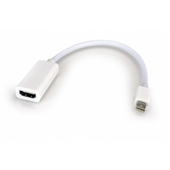 Adaptador Mini DisplayPort a HDMI, 15cm. Blanco
