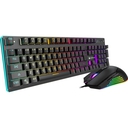 Kit de Teclado y Mouse Gamer Antryx GC-2200, RGB LED, USB