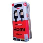 Cable HDMI Premium Netcom, Largo 3mts, 4K 60Hz v2.0