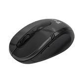 Mouse inalámbrico Klipxtreme Vector KMW-330BK, Negro, 1600dpi, Receptor USB