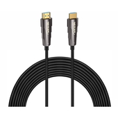 Cable HDMI Premium de Fibra Óptica Netcom, Largo 80 Mts, 4K 60Hz v2.0
