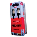 Cable HDMI Premium Netcom, Largo 5mts, 4K 60Hz v2.0