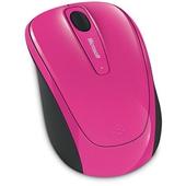Mouse óptico inalámbrico Microsoft Mobile 3500, 1000 dpi, rosado, BlueTrack.