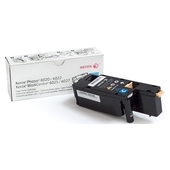 Toner Xerox para Phaser 6020, 6022, Workcentre 6025, 6027, cyan, 1000 Paginas