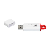 Memoria USB Kingston DataTraveler I G4, 32GB, USB 3.0, Rojo, Blanco